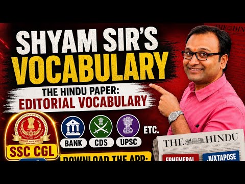 SHYAM SIR's VOCABULARY- June 22- #vocabulary #dailyvocabulary #cgl2026 #education