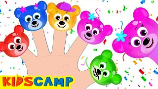 gummy bear finger family songs for kids by kidscamp