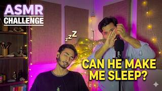 ASMR Sleep Challenge 😴 | Can My Brother Make Me Sleep🎧@ASMR With Zube