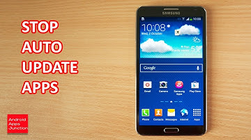 How to turn off automatic updates on android