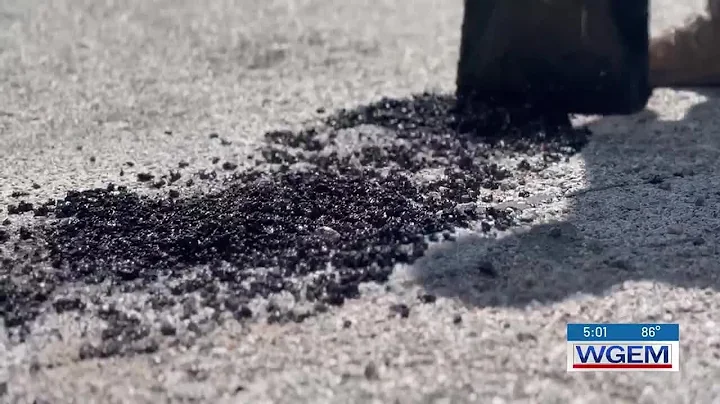 City crews busy filling potholes ahead of deadline for Mayor Moore’s first 100 day promise