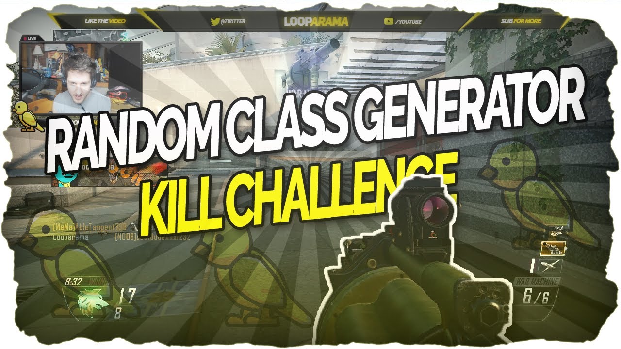 RANDOM CLASS GENERATOR KILL RACE! Ft. @2kPev (LOSER RESETS STATS)