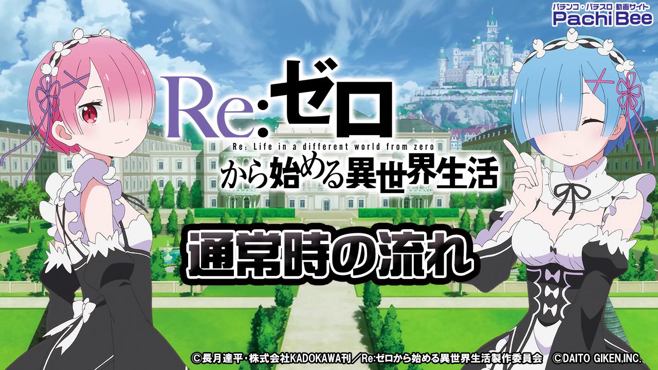 Re:ゼロから始める異世界生活】通常時の流れ【パチンコ】【パチスロ