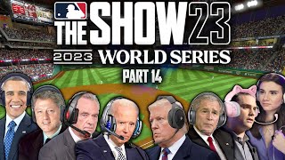 US Presidents Play MLB The Show 23 - WORLD SERIES SPECIAL (Part 14)