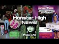 MONSTER HIGH NEWS! NEW Beetlejuice 2 pack, Stranger Things Skullector and G3 Robecca news!