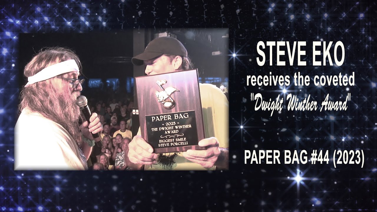 STEVE EKO RECEIVES AN AWARD!