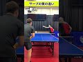 【サーブ】一般人と元プロの質の違い #Shorts