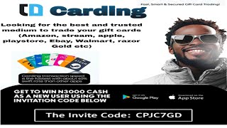 Carding App Review 2026 | Get ₦3,000 Free Bonus with Invite Code CPJC7GD