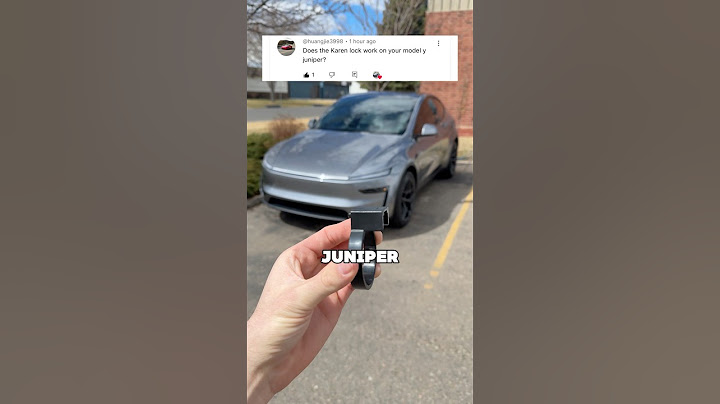 Does the Karen Lock Work on My New Model Y Juniper? 🤨😳
