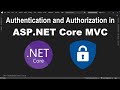 Secure ASP.NET Core MVC using Identity | Registration Authentication and Authorization