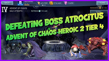Injustice 2 Mobile | Boss Atrocitus Down | Advent Of Chaos | Heroic 2 Tier 4