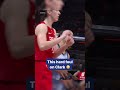 Caitlin Clark gets bodied with a hard foul by Chennedy Carter | Yahoo Sports