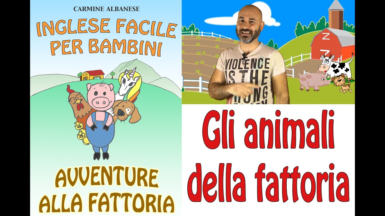 Inglese facile per bambini Gli animali della fattoria YouTube Inglese facile per bambini Gli animali della fattoria YouTube
