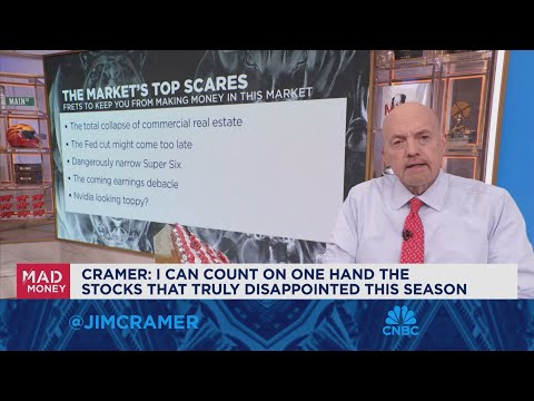 I can count on one hand the stocks that truly disappointed this season, says Jim Cramer Episode cover