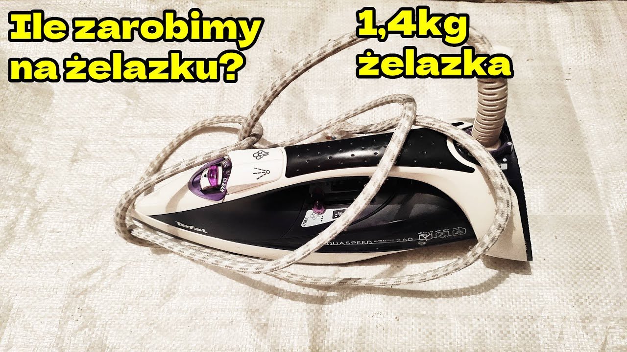 Żelazko na złom | Ile zarobimy na żelazku? nierdzewka i aluminium w cenie