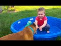 Try Not To Laugh: Funniest Babies Water Fails Moment |Funny Babies