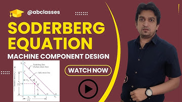 Soderberg method for combination of stresses | what is soderberg equation