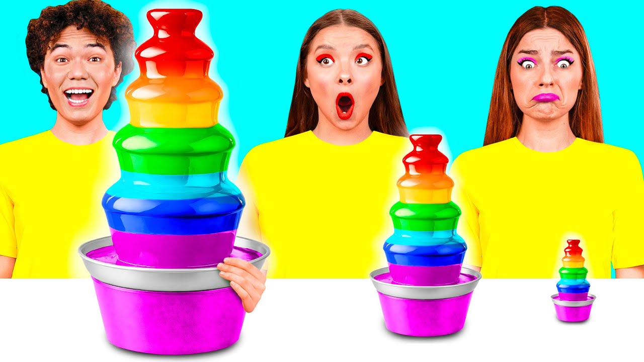 Tantangan Plat Besar, Sedang, dan Kecil | Luar Biasa Trik Dapur