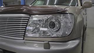 BI-LED линзы в Toyota Land Cruiser 100 Series - установка ДХО и яркого заднего хода