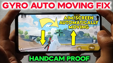 Gyroscope Auto Moving Problem BGMI/PUBG Fix PUBG Screen Moving Problem BGMI Gyro Problem solution