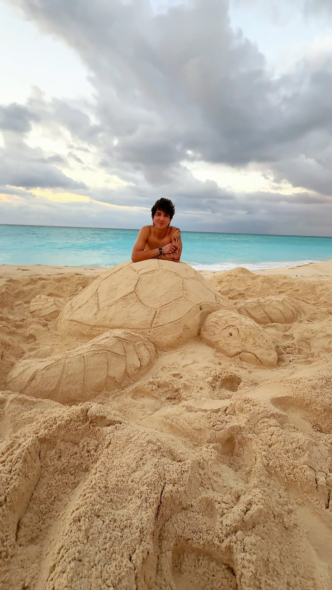 Tortuga de arena gigante.  #playa #diciembre
