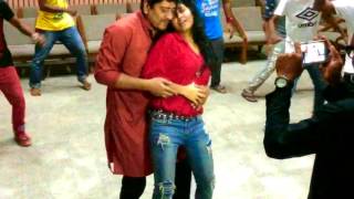 Sexy alisha pradhan dance on shabnur song rehearsal with amit