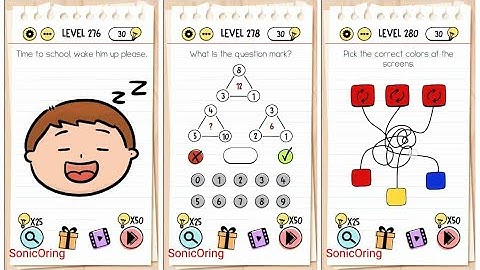 Brain Test Level 276 277 278 279 280 Walkthrough