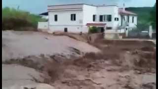 Alluvione a Peschici sul Gargano - 6 Settembre 2014