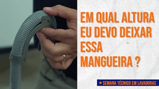 ALTURA IDEAL PARA INSTALAÇÃO DA MANGUEIRA DE DRENAGEM DA LAVADORA - CORTES DA LIVE