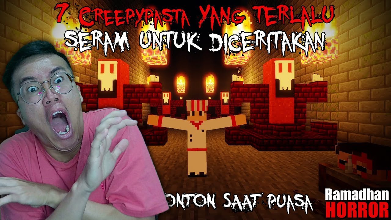 FIX INILAH 7 Creepypasta TERANEH Yang Pernah Ada Di Minecraft Pt.116 (FULL JUMPSCARE)
