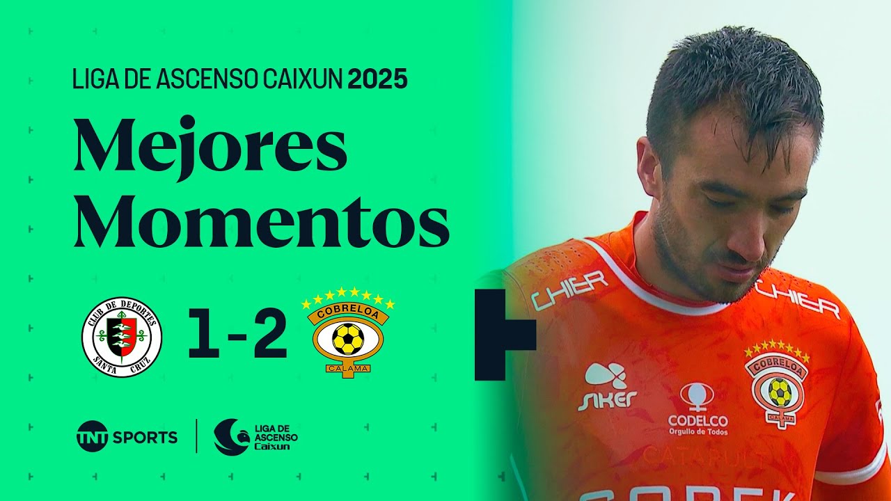 🔵⚪ Deportes Santa Cruz 1 - 2 🟠🦊 Cobreloa | Liga de Ascenso Caixun 2025 ⚽🔥 - Fecha 26 🗓️