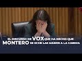 El discurso de Vox que ha hecho que Irene Montero se lleve las manos a la cabeza