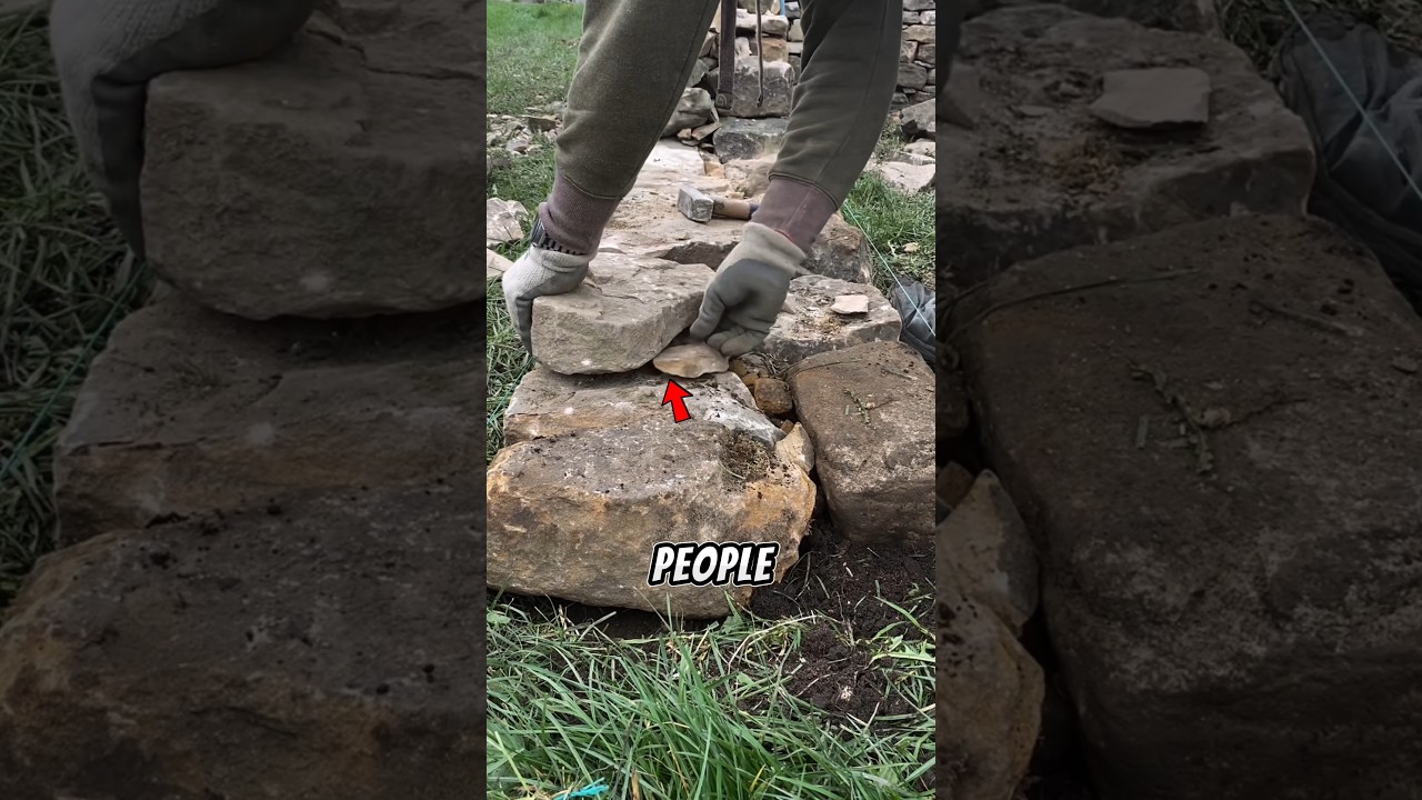 The Secret of Strong Walls Without Cement 😱‼️