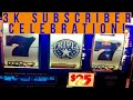 Triple Red Hot Sevens Big Jackpot Win - YouTube