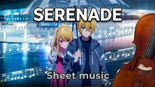 Serenade | Oshi no Ko Season 3 Ending | Cello Cover + Sheet Music