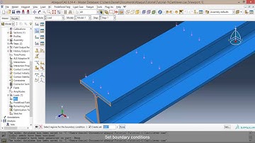Abaqus tutorial-Static analyis of a cantilever beam HEB 200