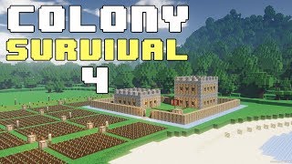 Прохождение COLONY SURVIVAL: #4 - ПРЕОБРАЖЕНИЕ ПОСЕЛЕНИЯ!