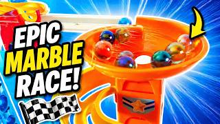 Marble Track Madness! 🔴🟡🔵  | Best Marble Run Compilation