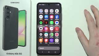 SAMSUNG Galaxy A56 5G: How to Change Icons Shape