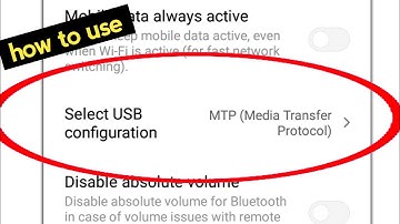 how to use select USB configuration setting / Developer option setting || @TechnicalShivamPal
