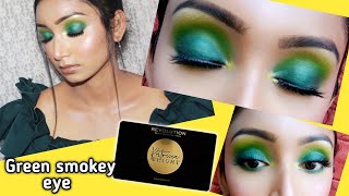 Makeup Revolution Patricia Bright Palette Honest Review & Demo | First Impression | Green Smokey Eye