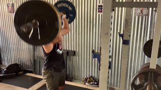 Jerk from Rack 102kg squared