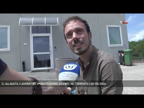 Z.I. ALLAGATA, I LAVORATORI: «MANUTENZIONE ASSENTE DEI TORRENTI» | 20/05/2024