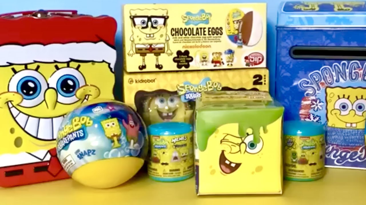 Unboxing SpongeBob Blind Bags! HUGE Unboxing NO Talking Video