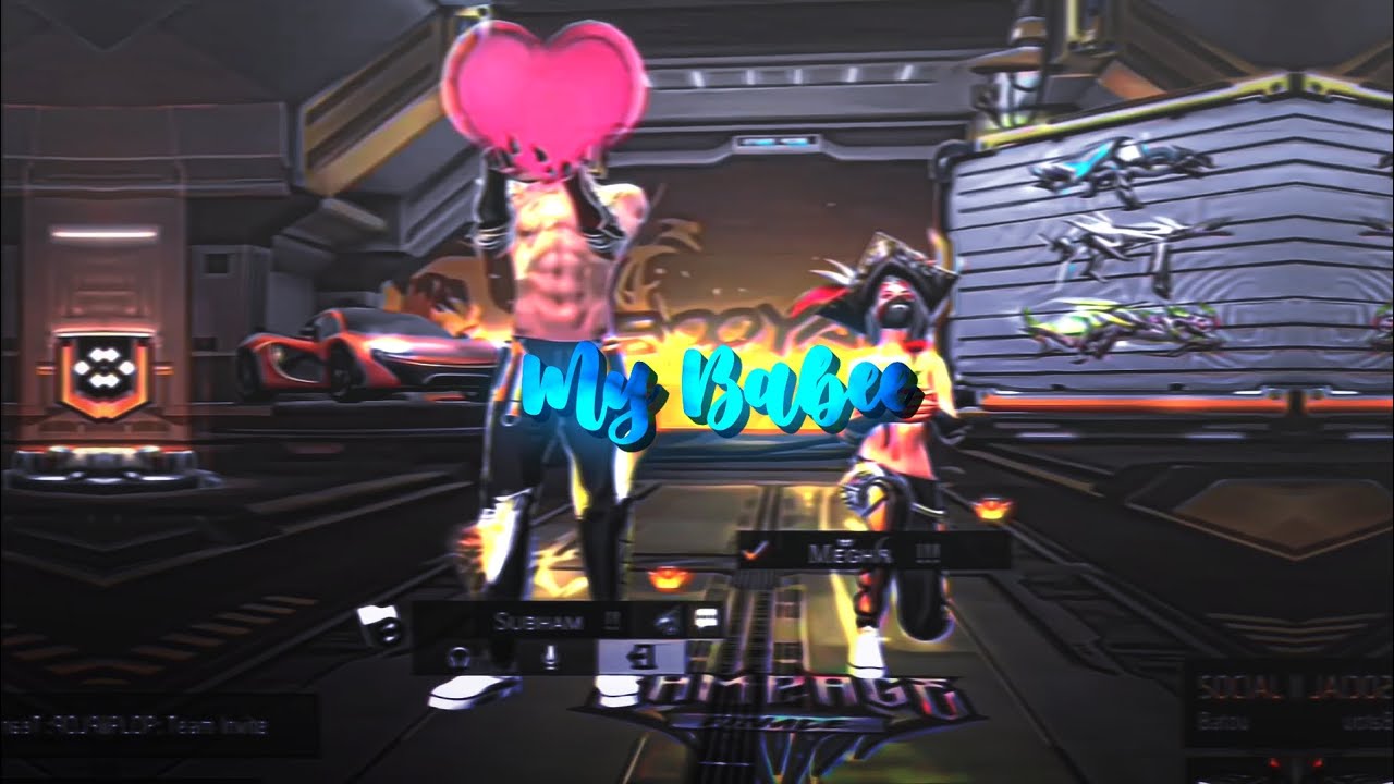 Queen Of Hearts👑💕✨| FF DUO TREND | XML + CLIP ❤✨ | NEW TREND 💫💯💖! - | FF EDIT 