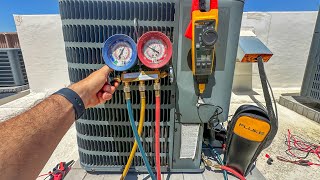 HVAC Training #8 - Dirty Evap Coil and Low on Gas