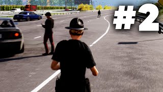 警察シミュレーター パトロール警官 高速道路パトロール拡張版 ウォークスルー パート2 - 長距離追跡 screenshot 5