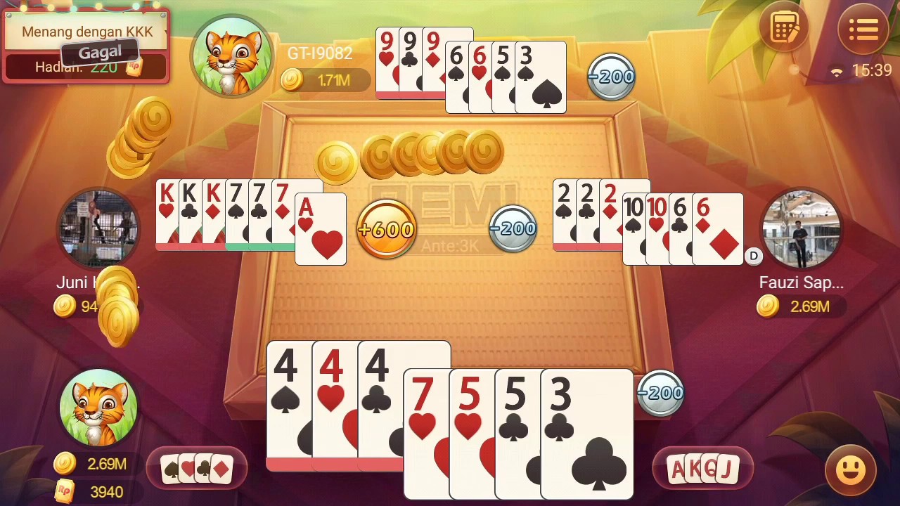 Higgs domino island Android Gameplay (Remi & Gapleh) YouTube