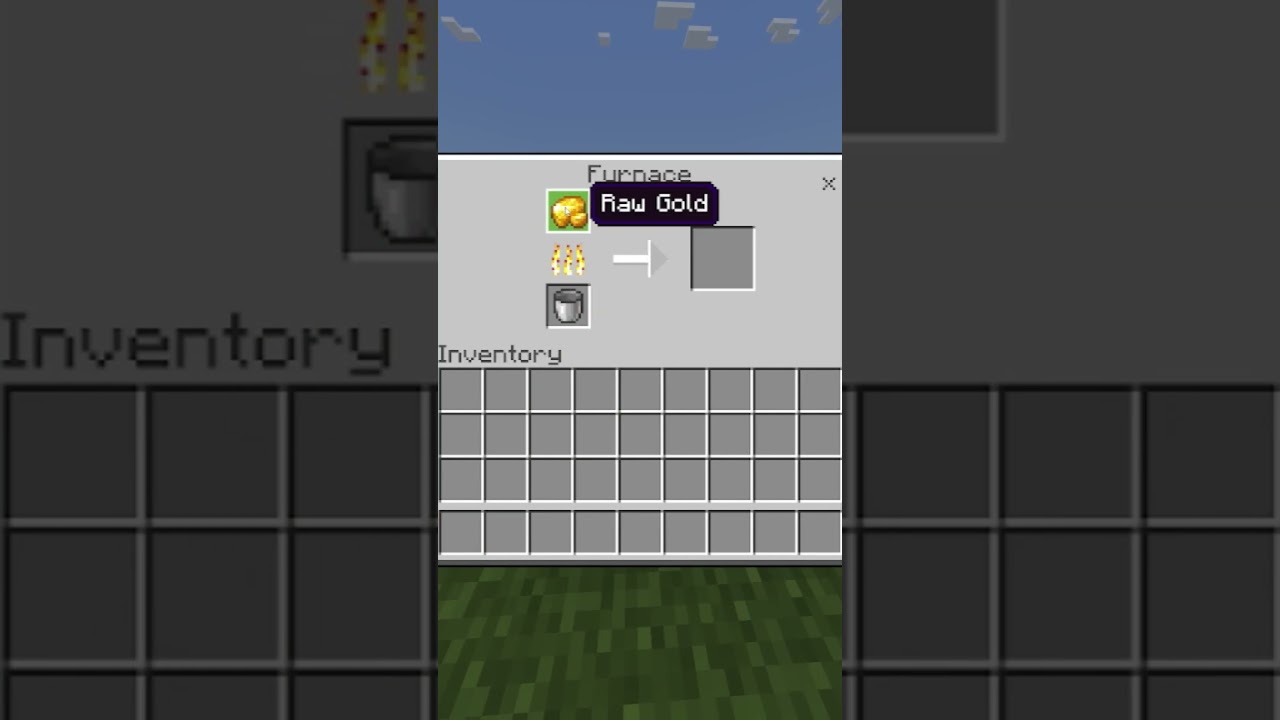 How To Get a Gold Ingot With Smelting In Minecraft 
