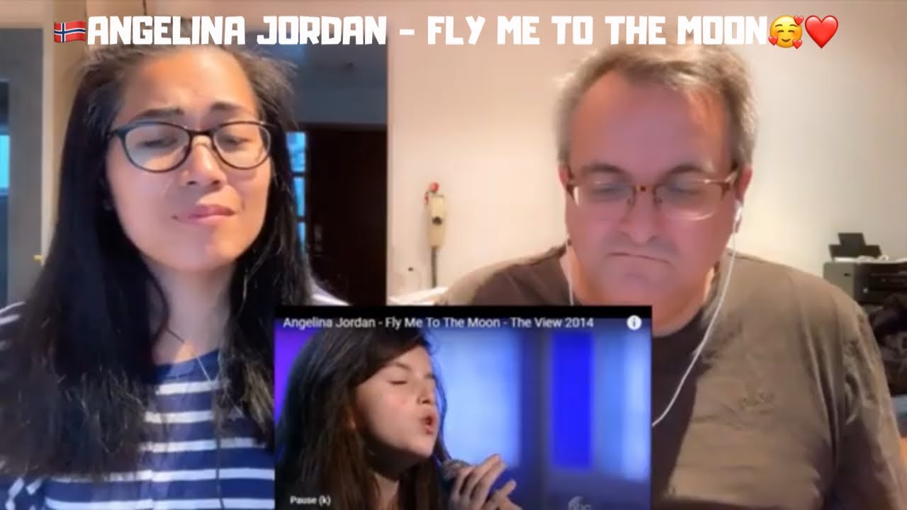 🇩🇰NielsensTv REACTS TO - 🇳🇴Angelina Jordan - Fly Me To The Moon - The View 2014😭🥰❤️